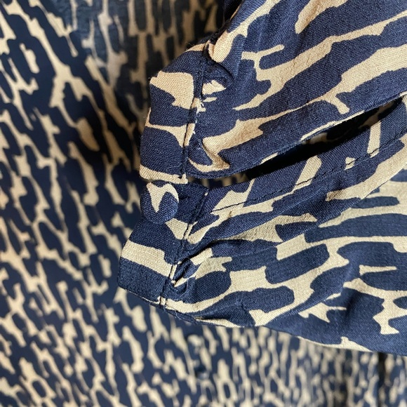 Zara The Claris Dress Leopard Print Black Tan - Women’s Babydoll Ruffle Large - Picture 6 of 11